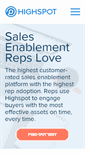 Mobile Screenshot of highspot.com